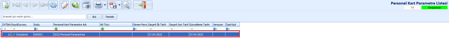 019_Personel Kart Param_onay