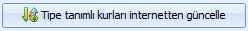 tipe tanımlı kurları internetten guncelle buton
