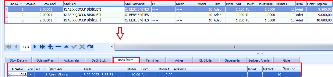 0219_Verilen Teklif_bagli islem