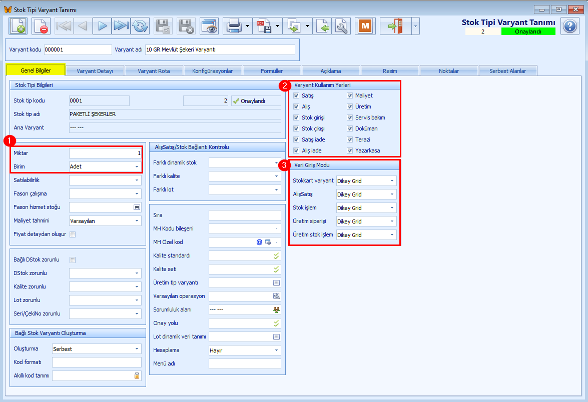 0109_Stok tip_varyant_genelbilgi