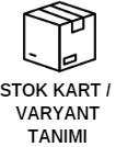 12-Stok kart tanimi