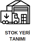 9-Stok yeri tanimi