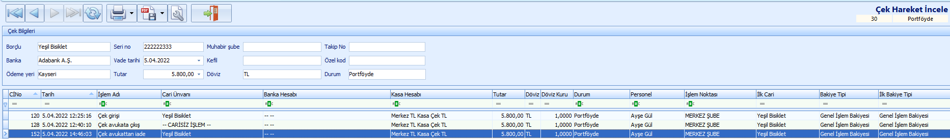 0239_Cek Islemleri_cek iade_hareket incele1