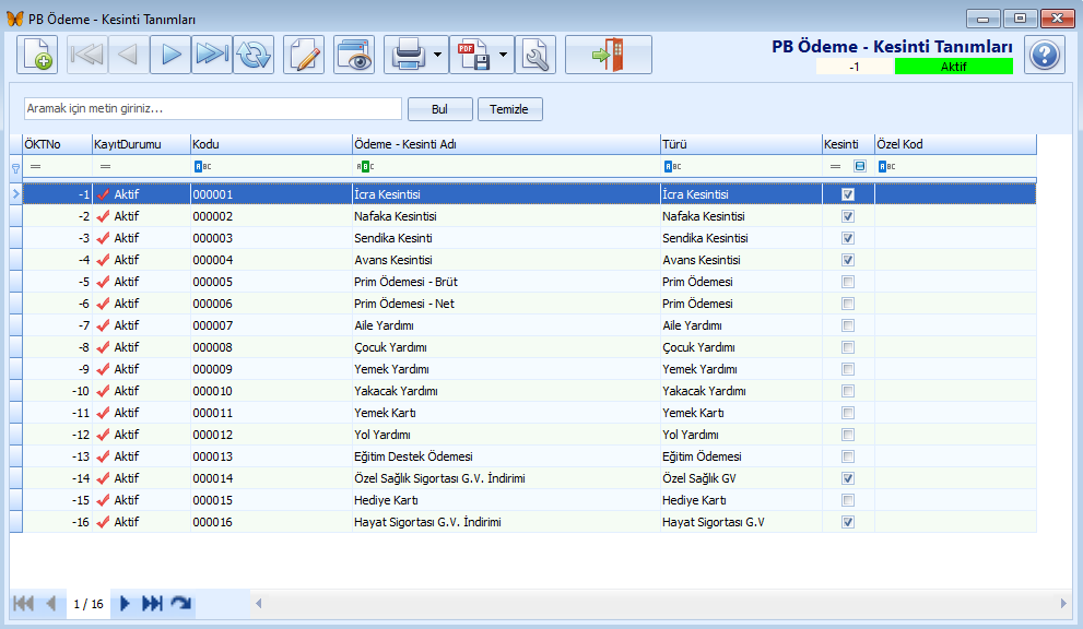 020_Odeme Kesinti Liste