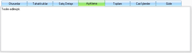 paket satış açıklama